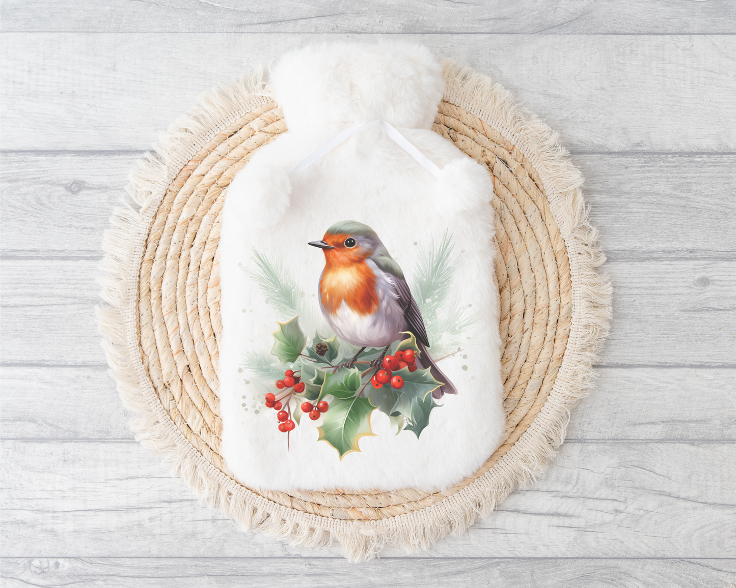 Hot water Bottle | Robin design hot water bottle