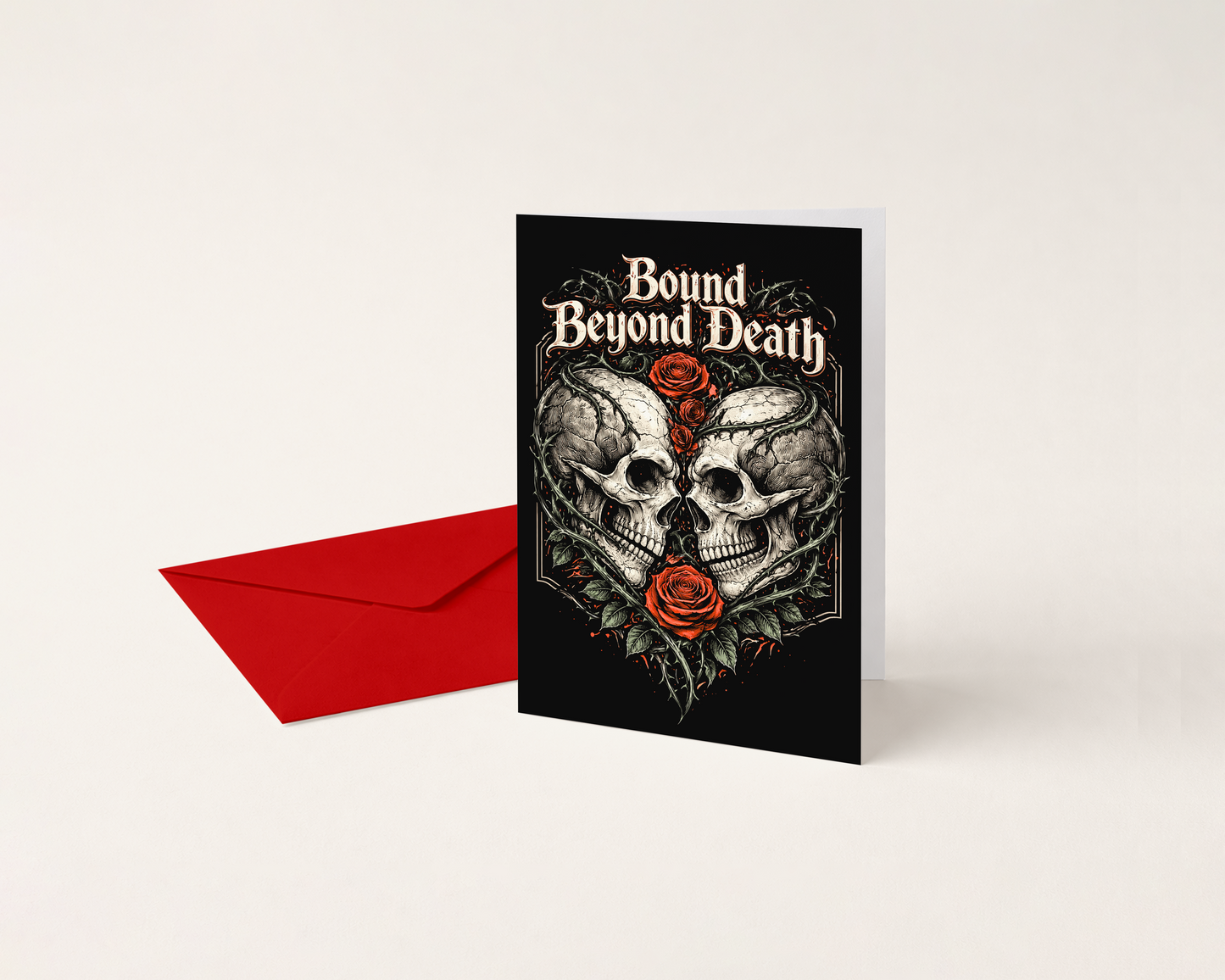 Bound Beyond Death Gothic Valentine’s Card