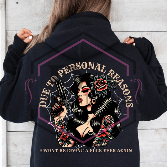 Hoodie | Due to personal reasons | Hooded sweatshirt