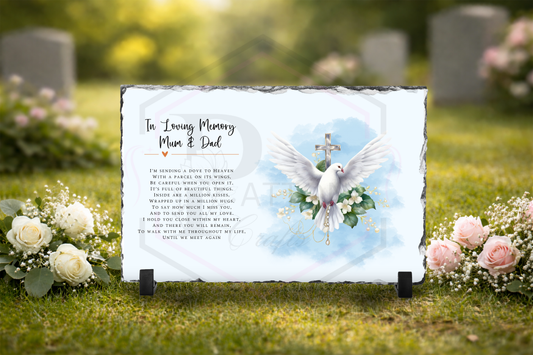 Memorial slate | Dove