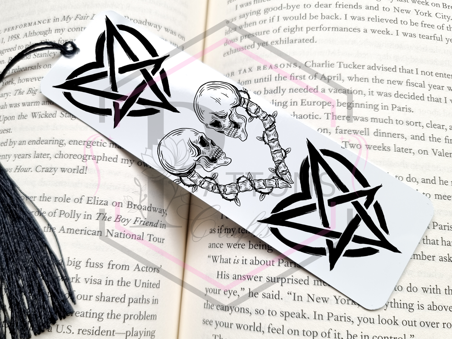 Bookmark | Spooky Hearts | Metal Bookmark