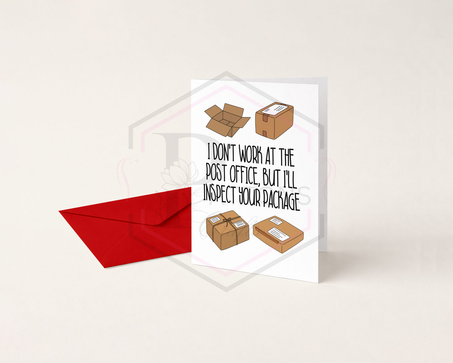 Valentines day card | Inspect your package