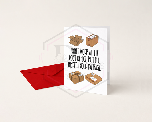 Valentines day card | Inspect your package
