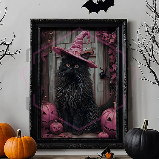 A4 Print | Witches Cat | Unframed Print