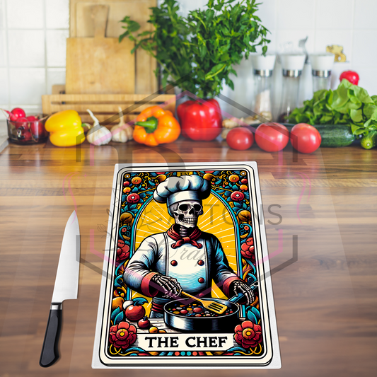 Chopping Board | The Chef (Yellow Background) | Worktop Savers