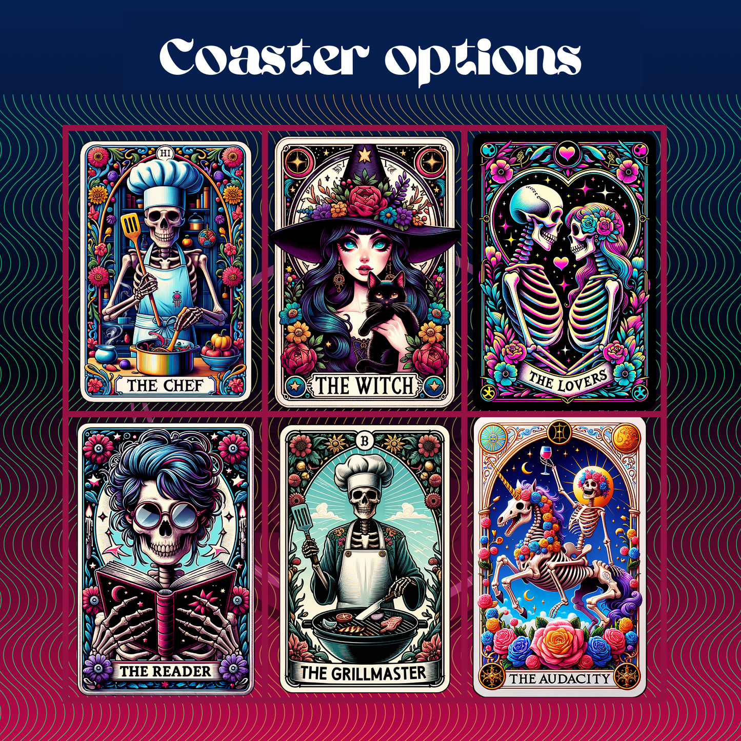 Coasters | The Sassy souls tarot coasters