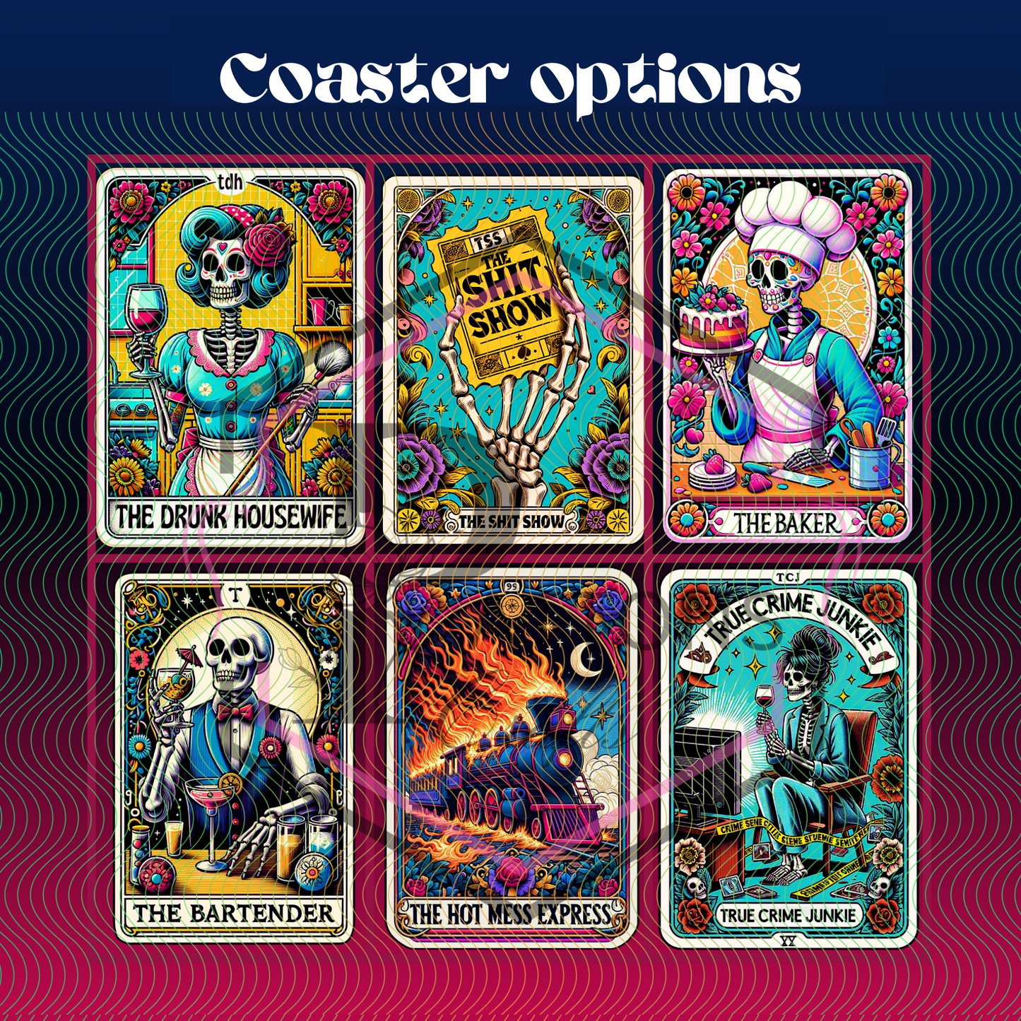 Coasters | The Sassy souls tarot coasters