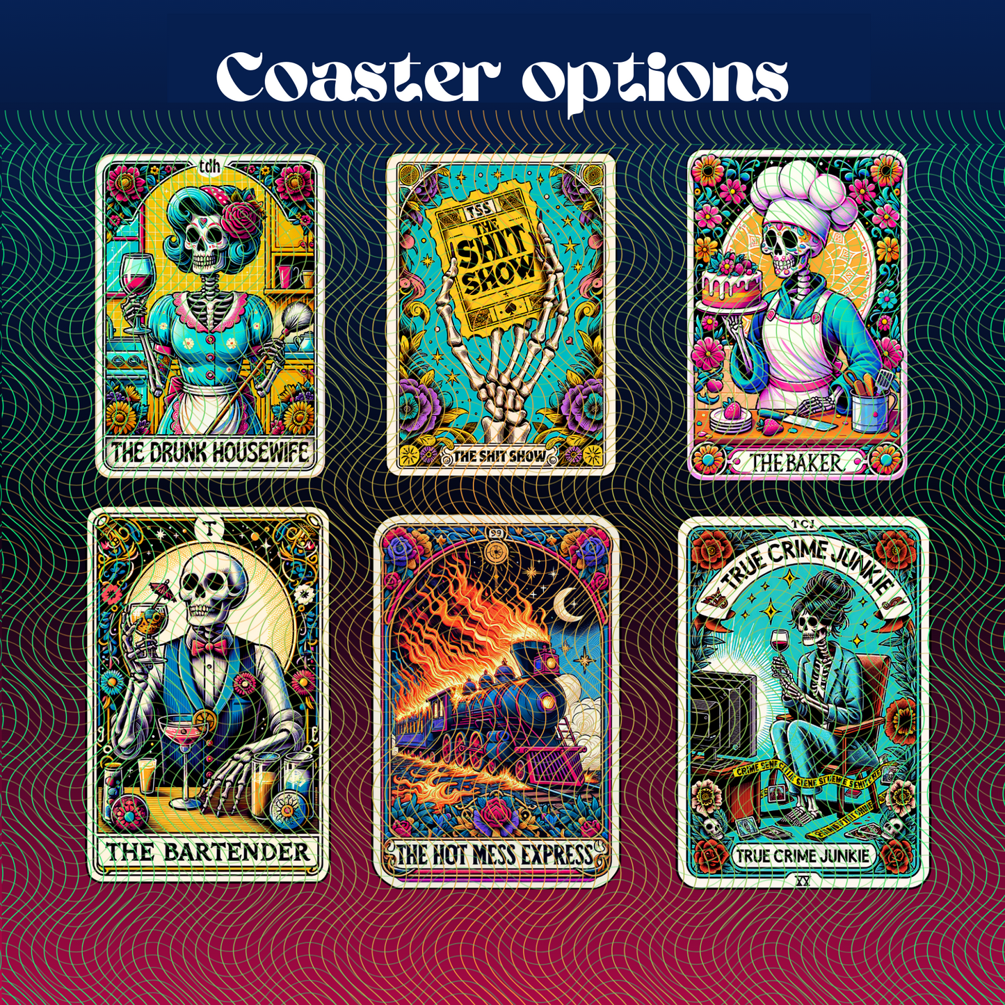 Coasters | The Sassy souls tarot coasters