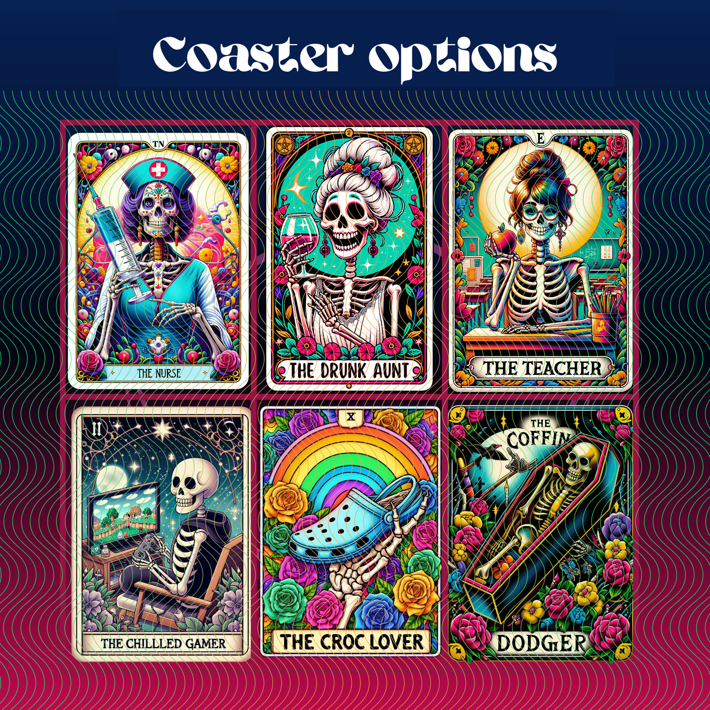 Coasters | The Sassy souls tarot coasters