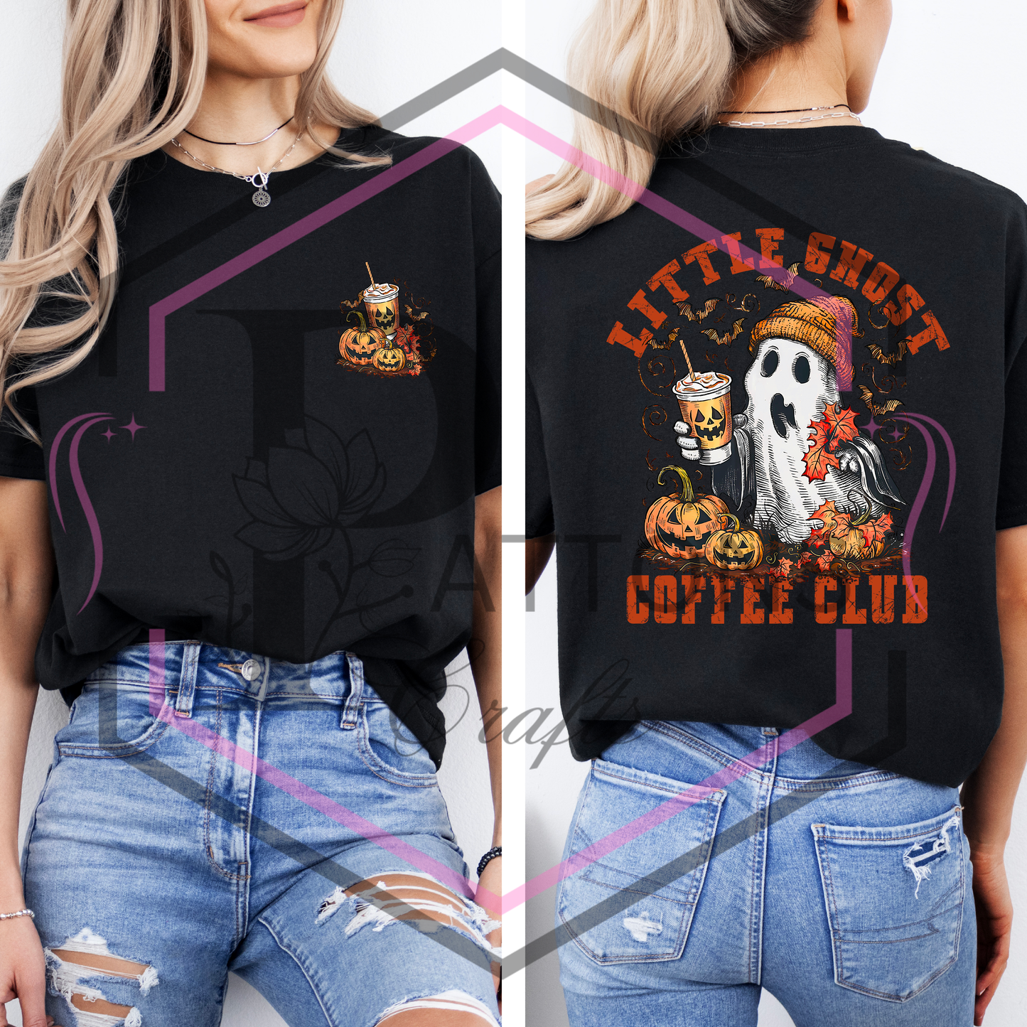 T-Shirt | Little Ghosts coffee club | Unisex tee