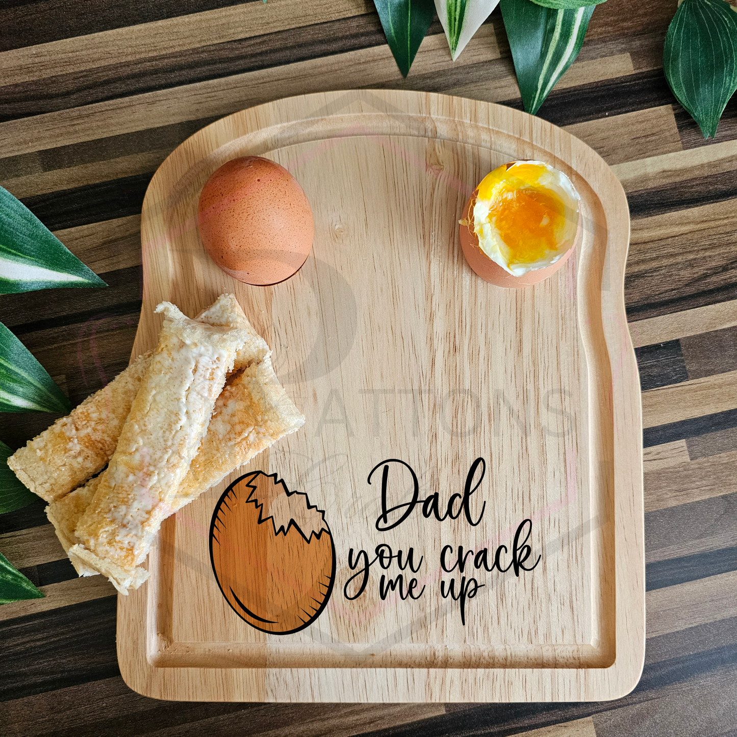 Egg & Toast Board | Dad, You crack me up | Dippy Board