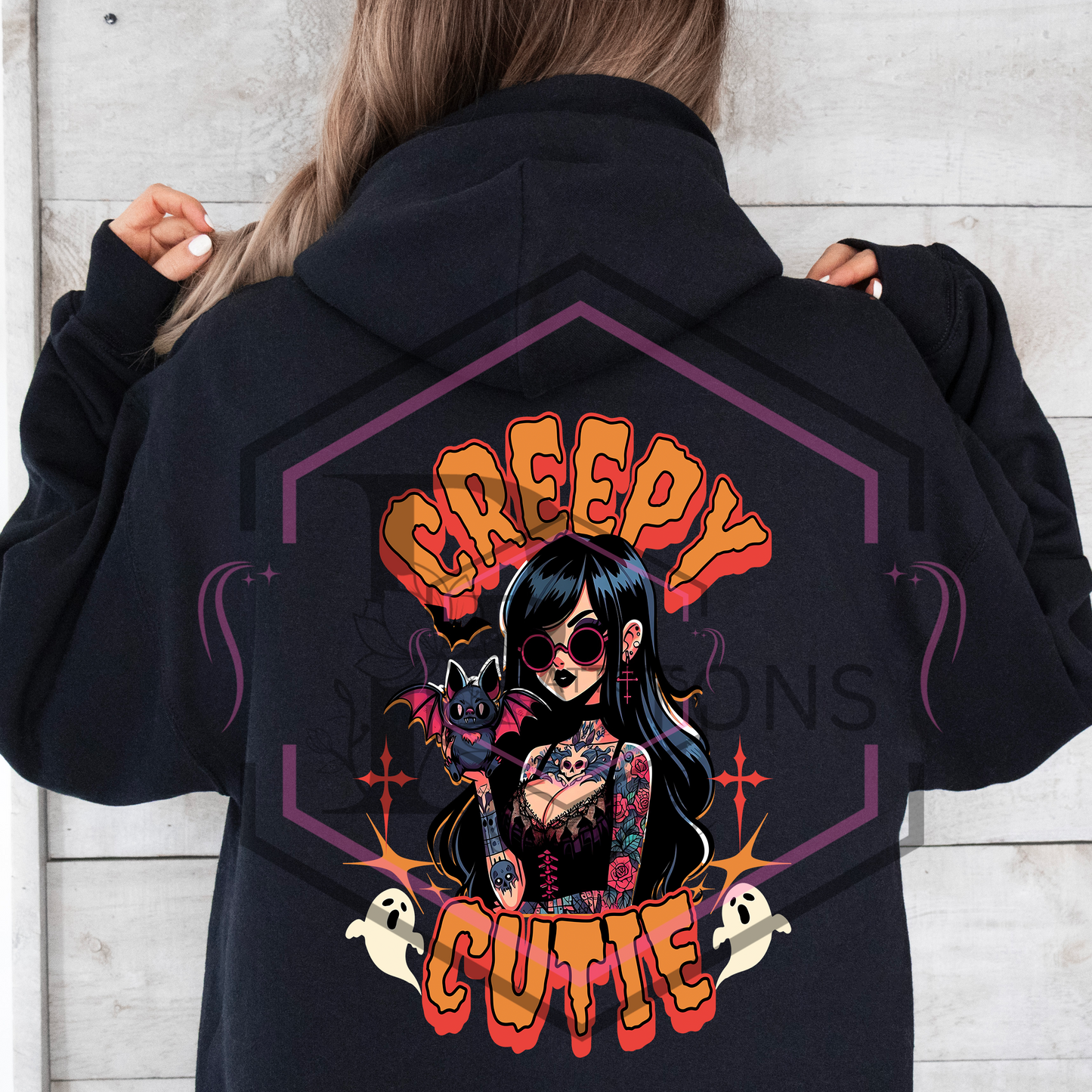 Hoodie | Creepy Cutie | Hooded Sweatshirt