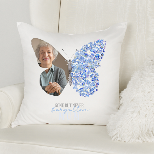 Memorial Cushion | Butterfly cushion | Photo cushion