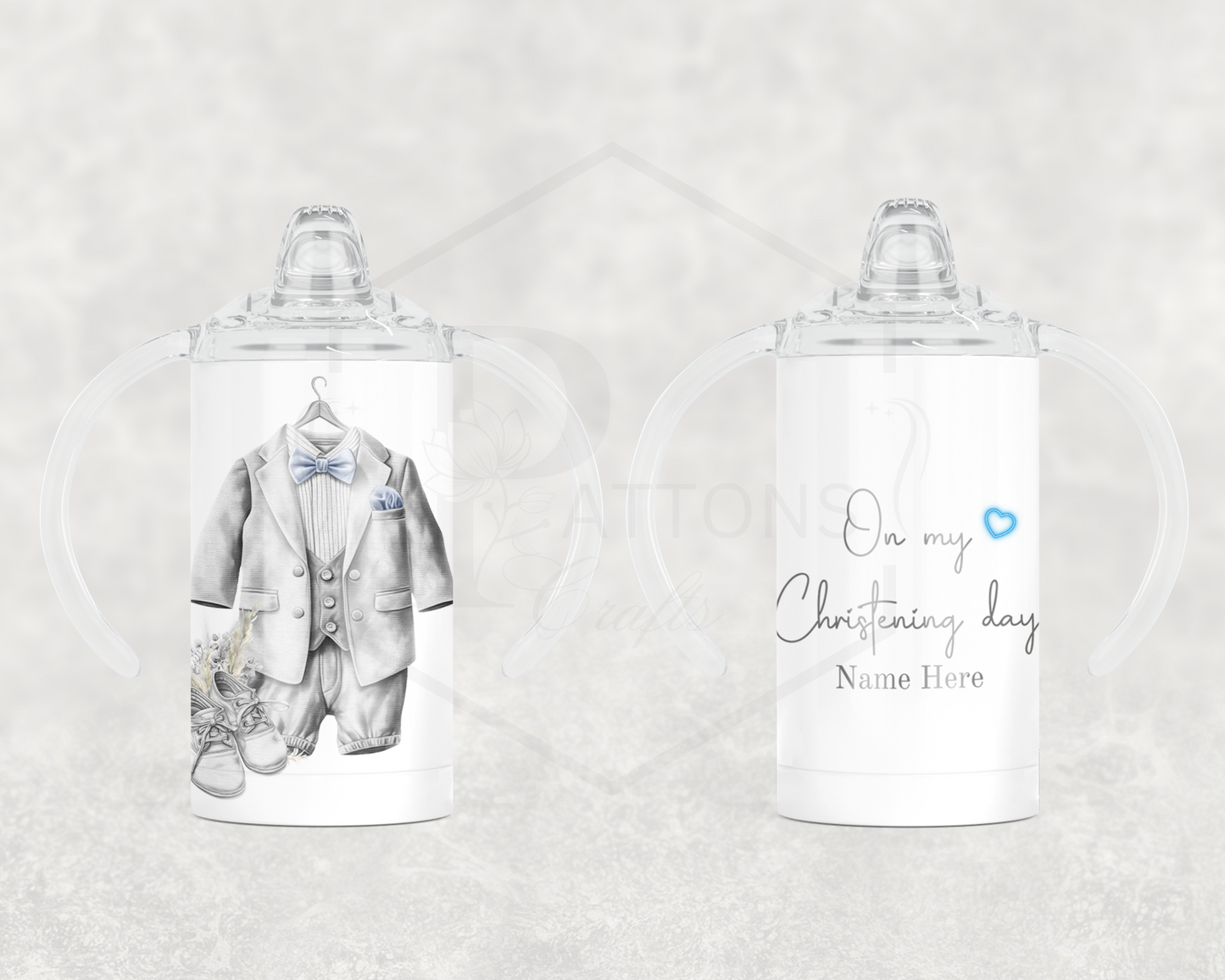 Personalised Sippy cup | toddlers drinkware | Christening day