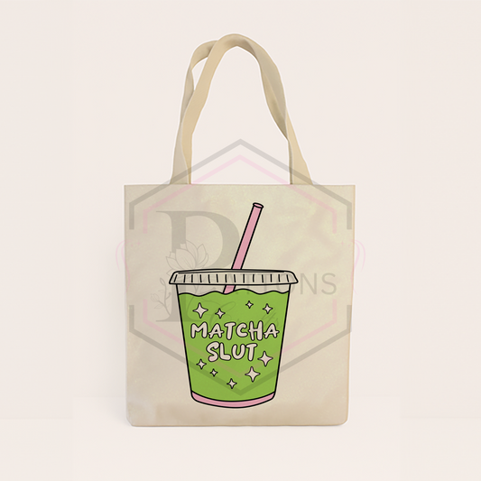 Glitter tote bag | Matcha Slut