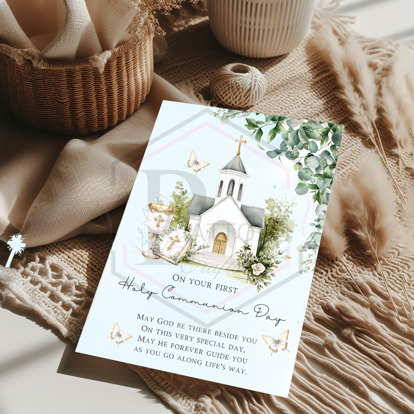 First Holy communion card | boys Communion card