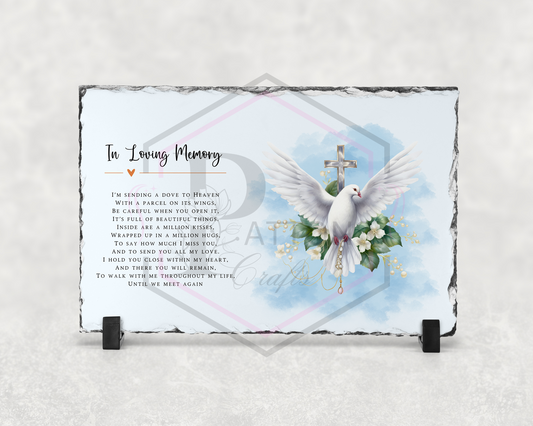 Memorial slate | Dove