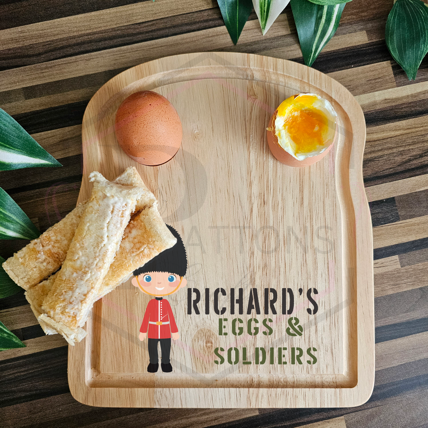 Egg & Toast Board | Personalised egg's and soldiers | Dippy Board