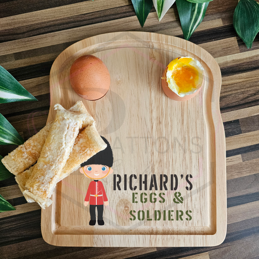 Egg & Toast Board | Personalised egg's and soldiers | Dippy Board