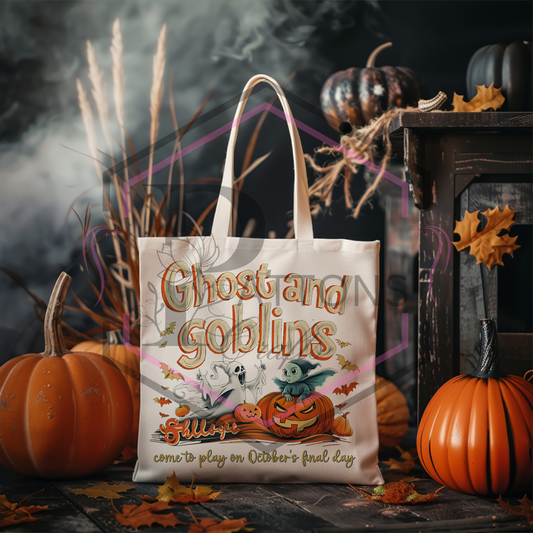 Tote bag | Ghost & Goblins | Reusable shopper