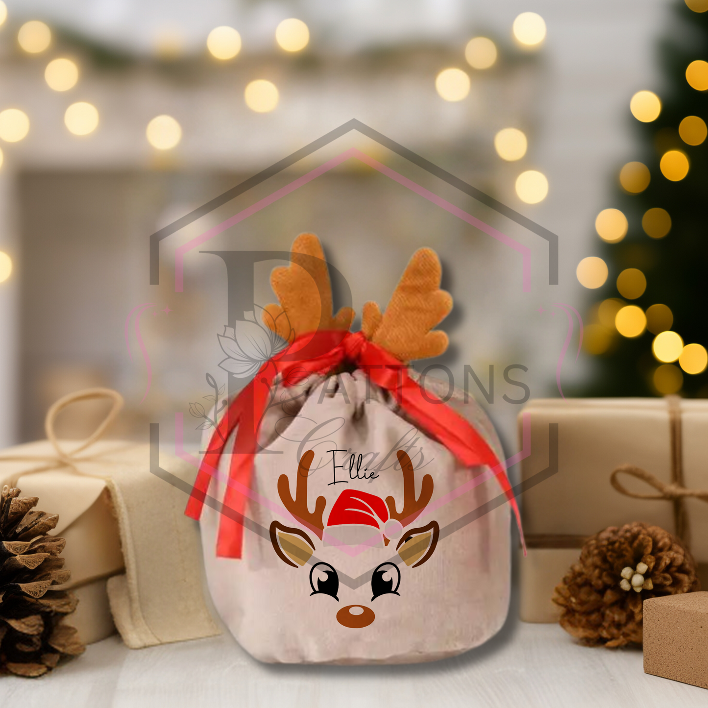 Mini Christmas treat bag | Christmas Gift bag