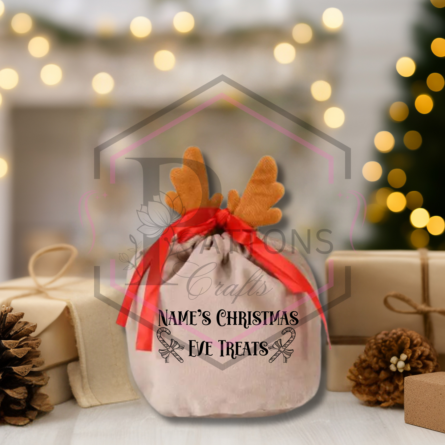 Personalised Christmas gift bag | Mini gift bag