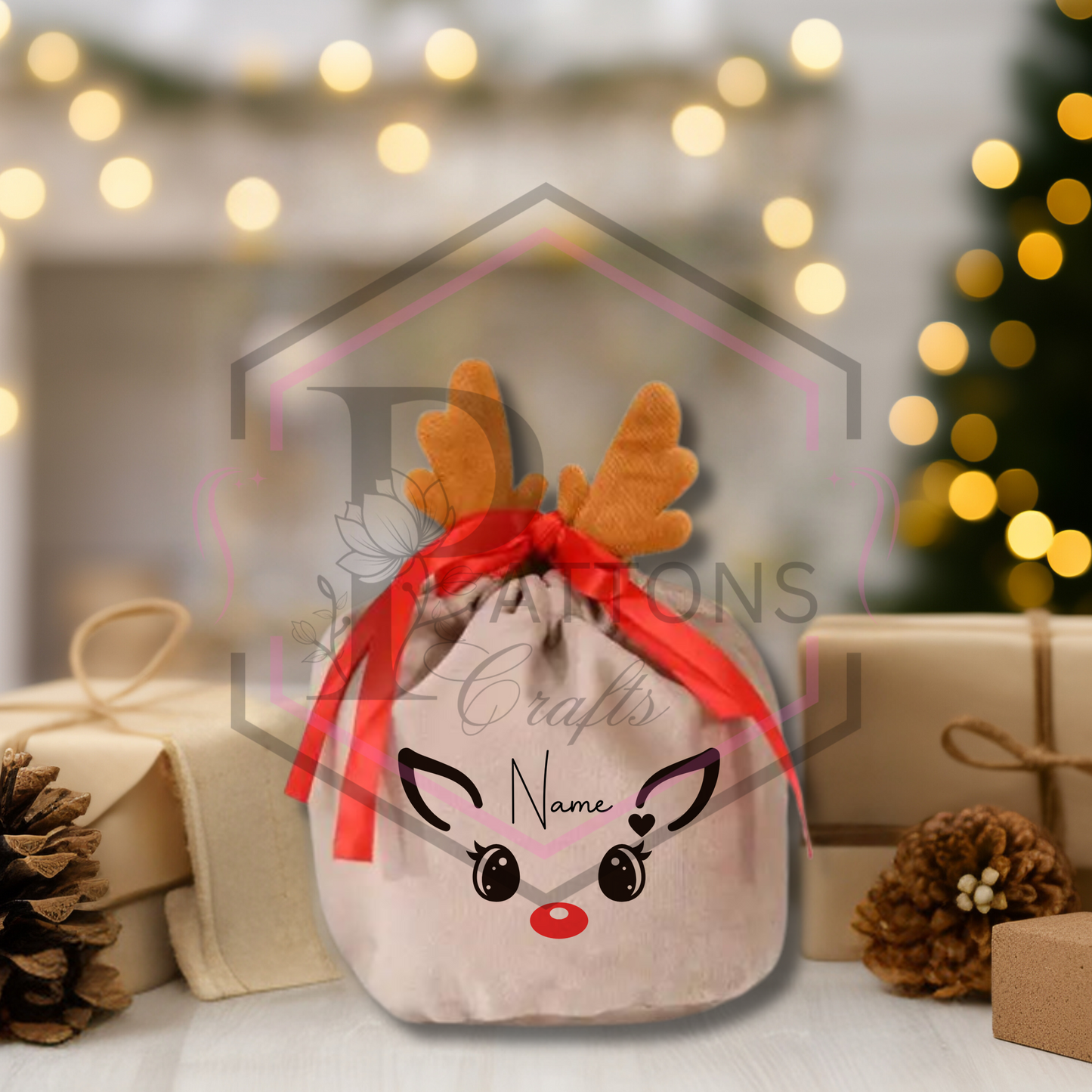 Mini Christmas treat bag | Christmas Gift bag