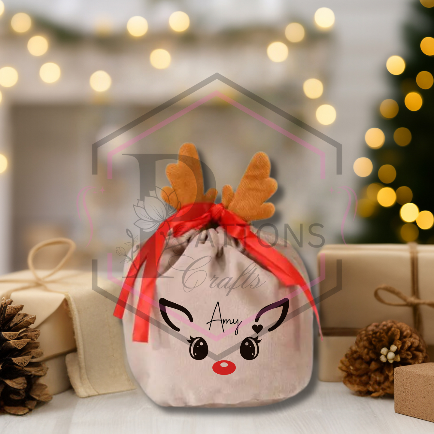 Mini Christmas treat bag | Christmas Gift bag