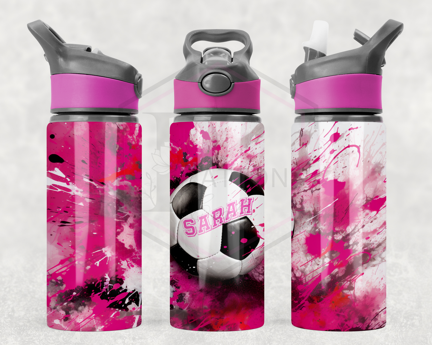 Personalised kids water bottle | Football water bottle