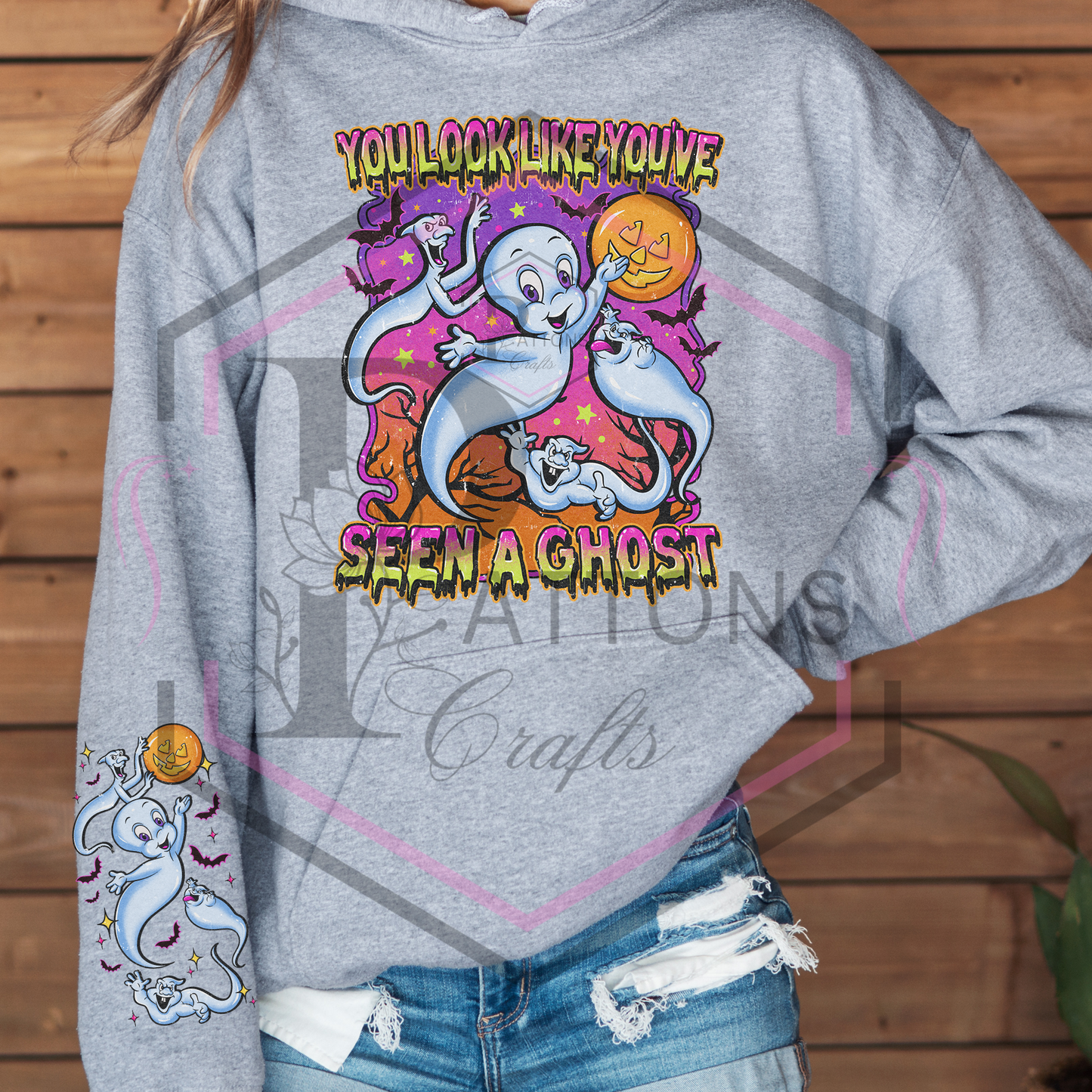 Hoodie | Seen a ghost | Hooded sweatshirt