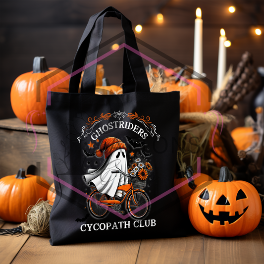 Black tote bag | Cycopath Club | Reusable shopper