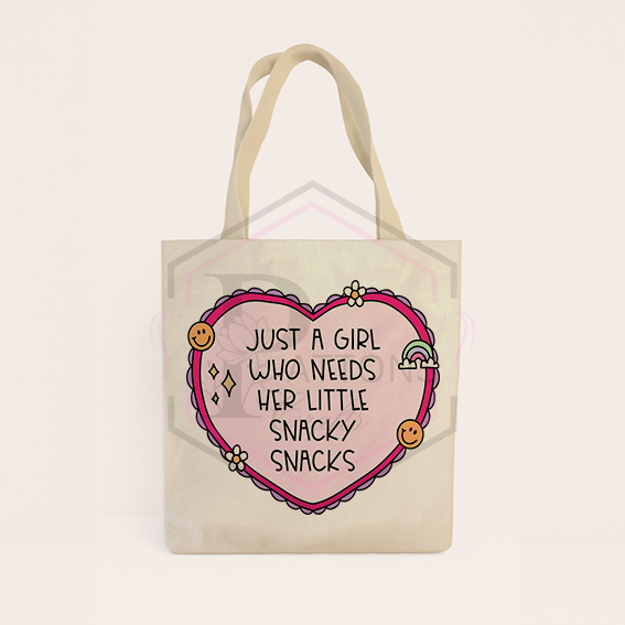 Glitter tote bag | Snacky Snacks