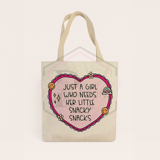 Glitter tote bag | Snacky Snacks