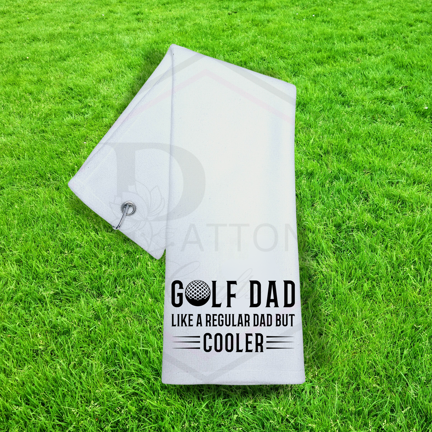 Golf towel | Golf Dad | Clipped Golf towel