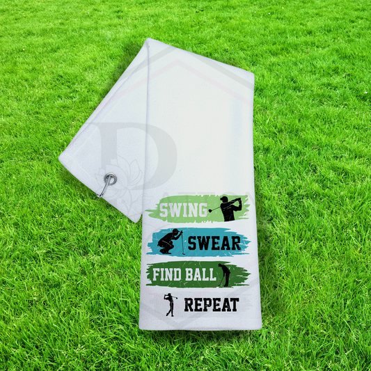 Golf Towel | The Four stages | Clip Golf towel