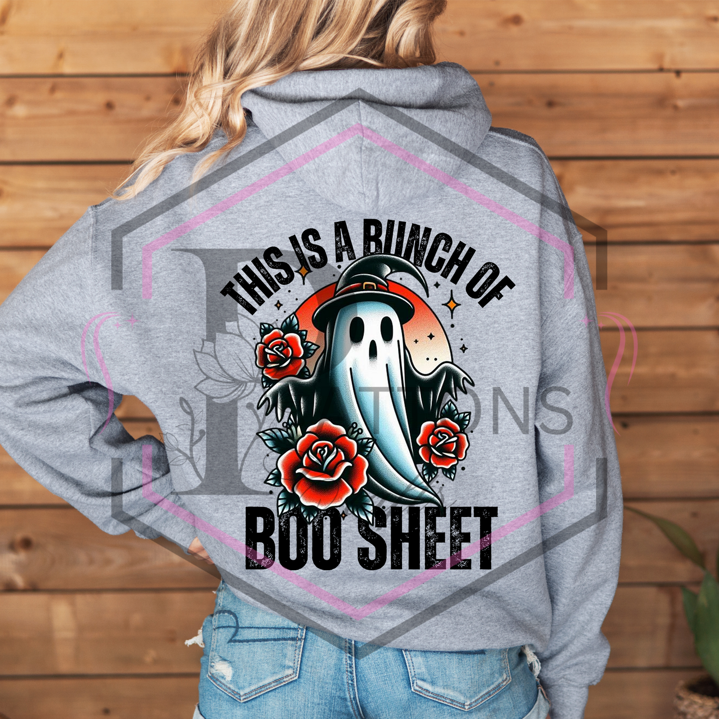 Hoodie | Bunch of boo sheet | Hooded sweatshirt