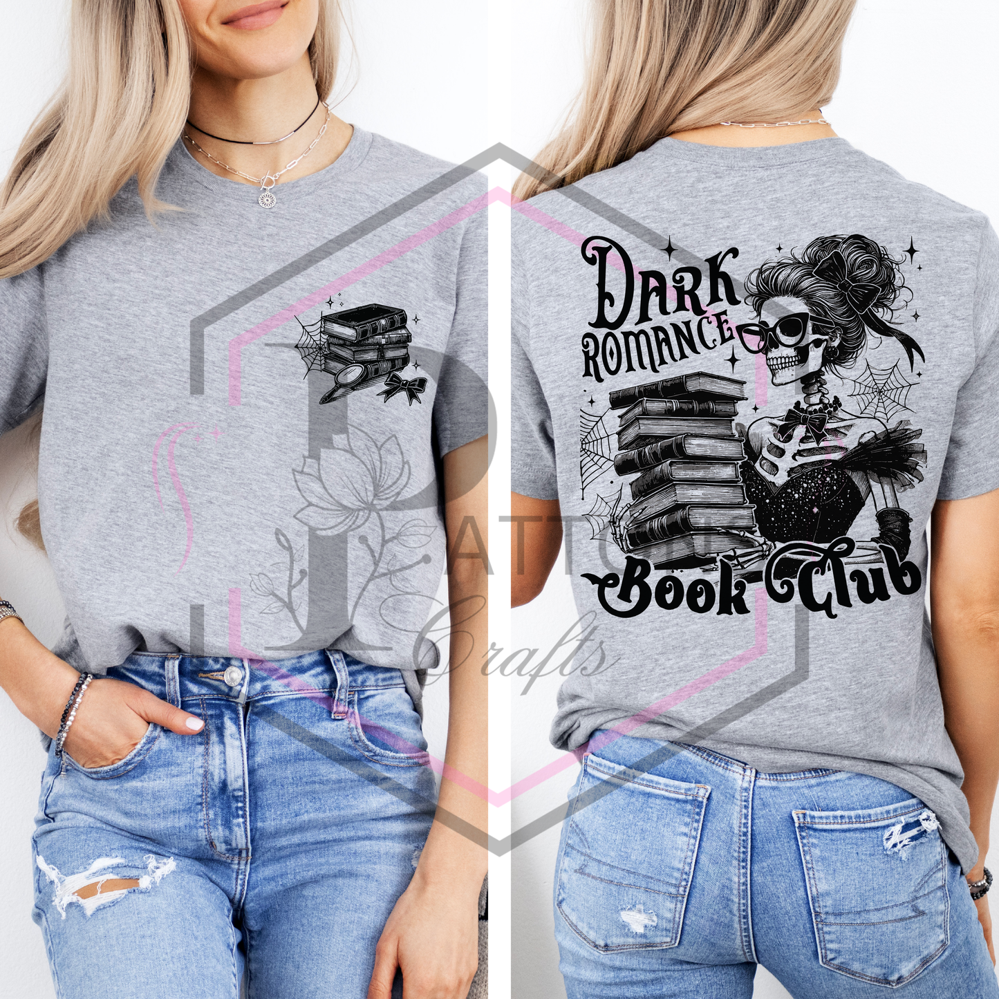 T-Shirt | Dark Romance Book Club | Grey Tee