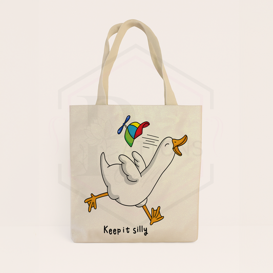 Glitter tote bag | Keep it silly