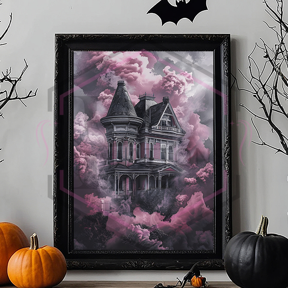 A4 Print | Haunted House | Unframed Print