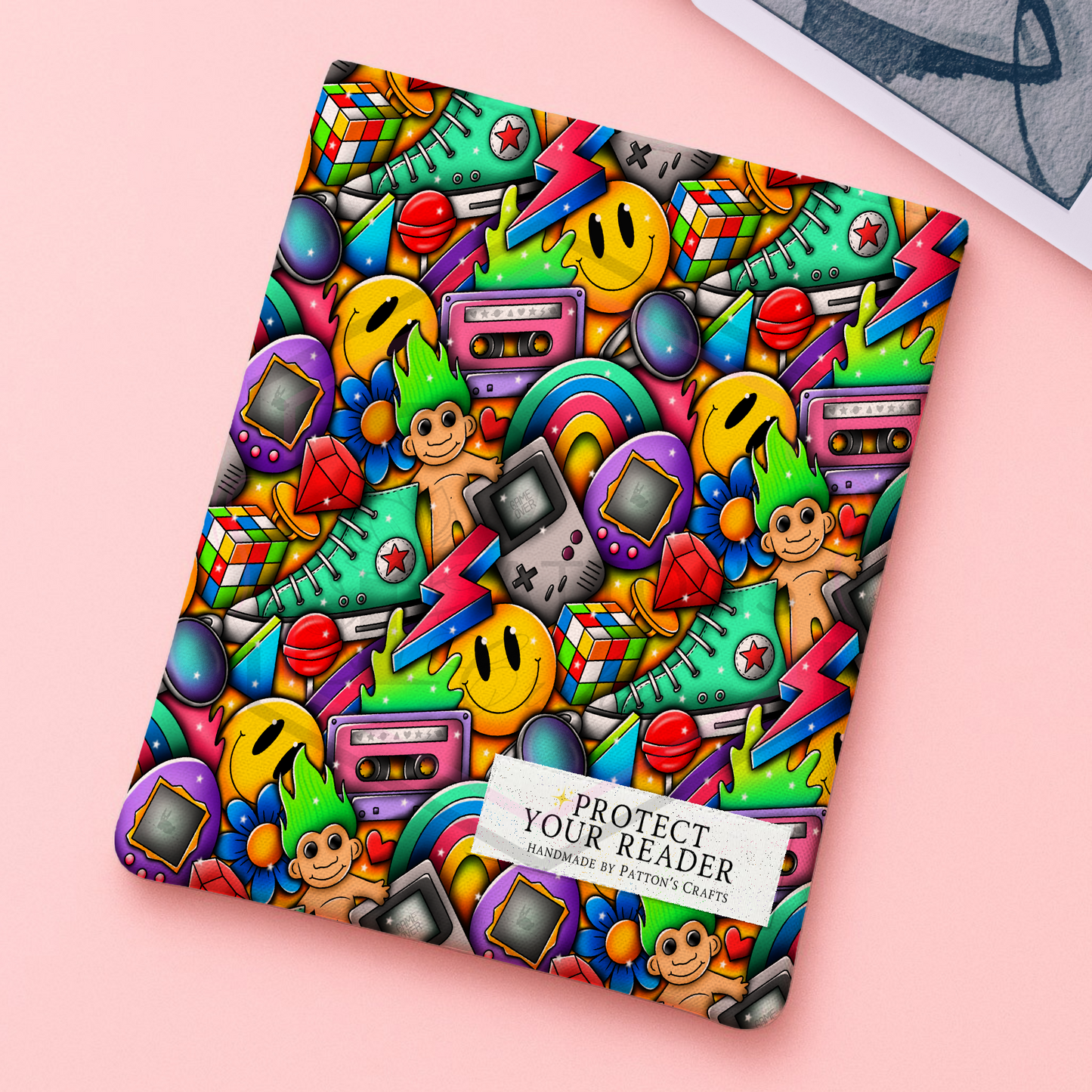 Kindle/ipad sleeve | Retro | Fabric tech cover