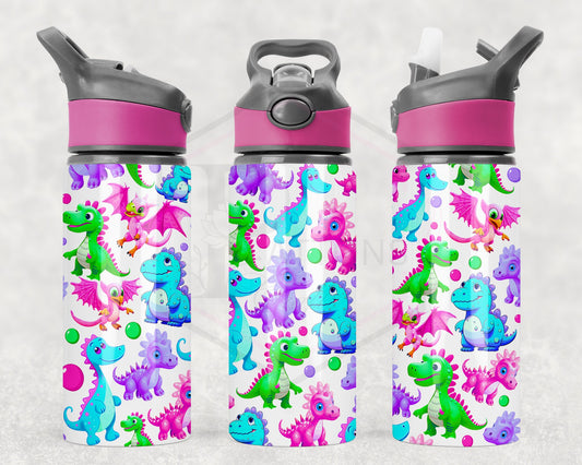 Kids water bottle | Dinosaurs | Personalised Kids bottle