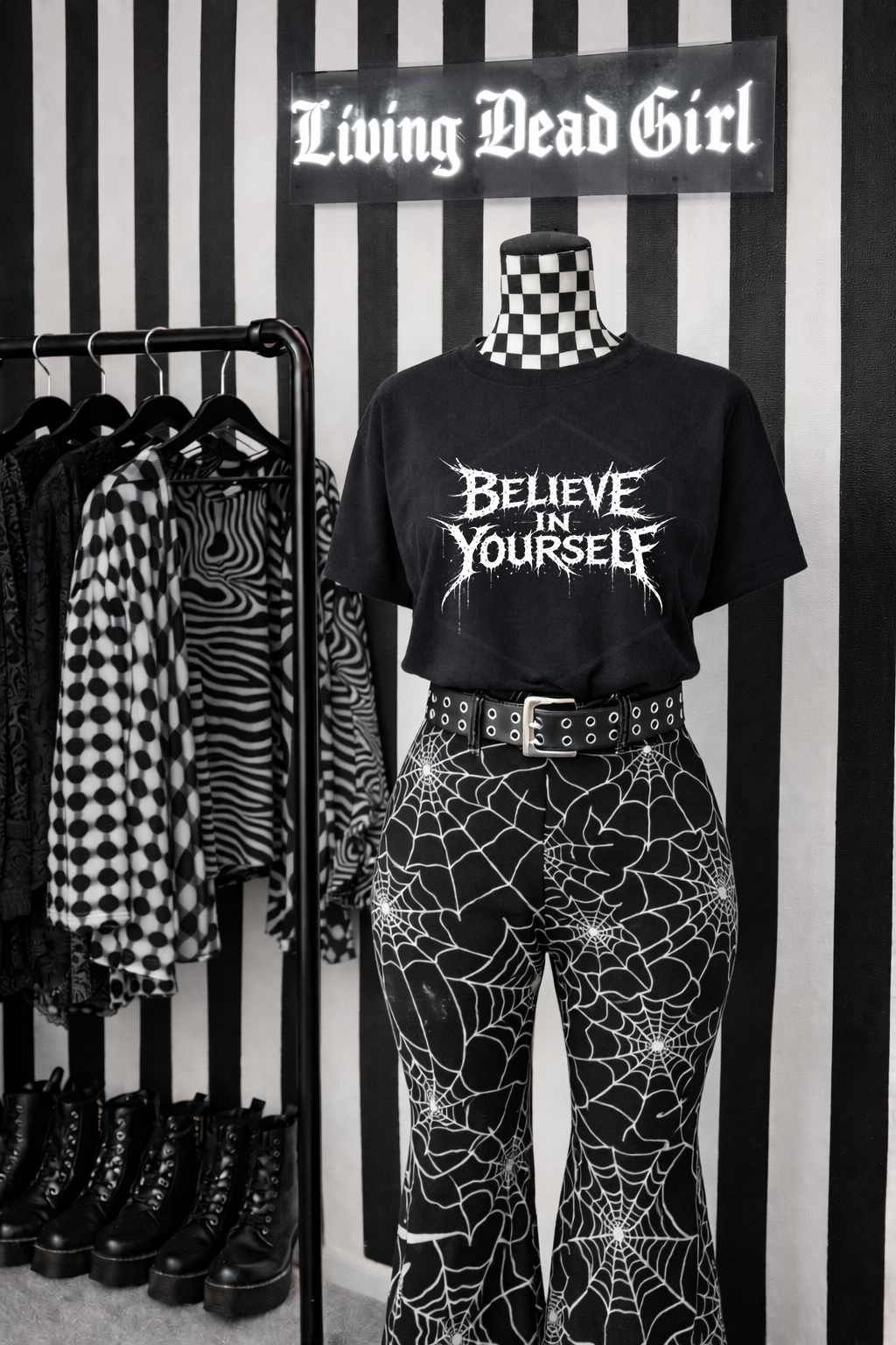 Black T-shirt | Believe in yourself