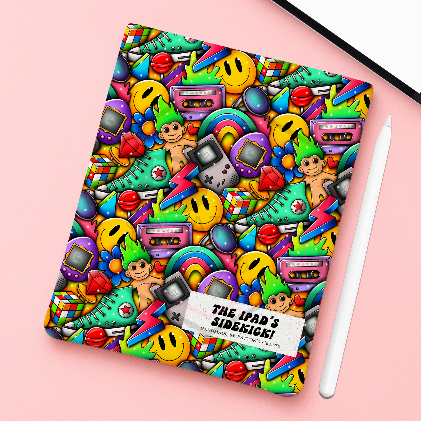 Kindle/ipad sleeve | Retro | Fabric tech cover