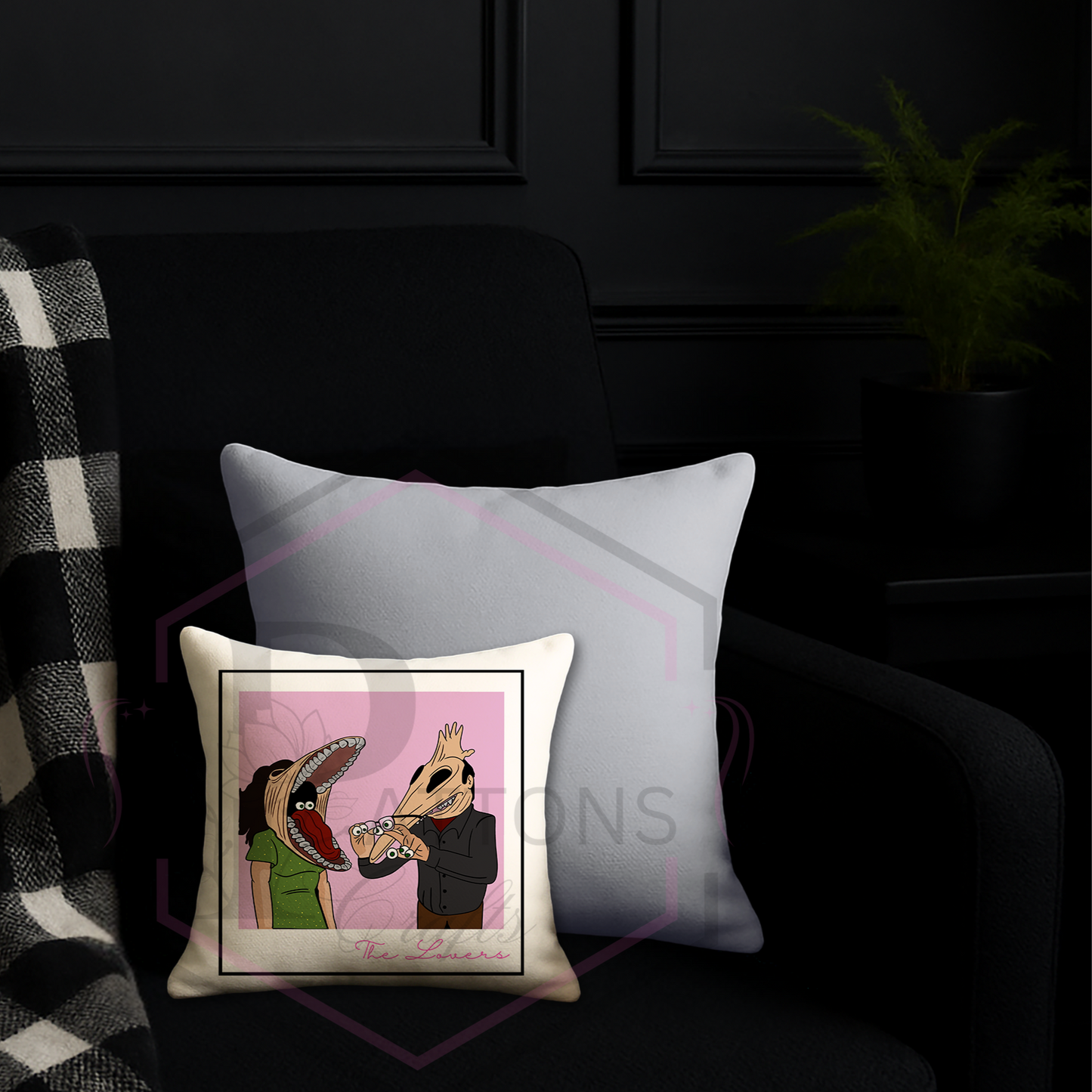 Mini Polaroid Cushion | The Lovers