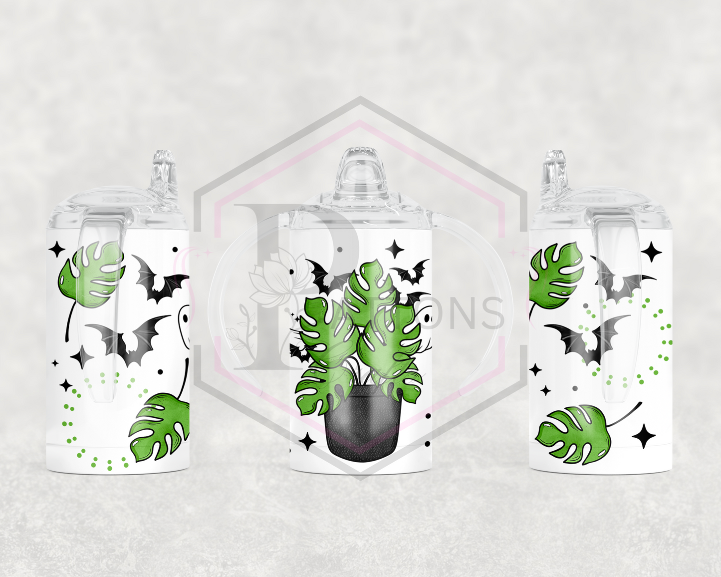 Sippy cup | Spooky Greenery | Toddlers Drinkware