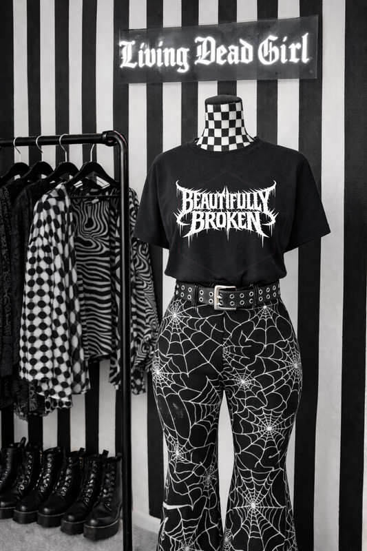 Black T-Shirt | Beautifully broken