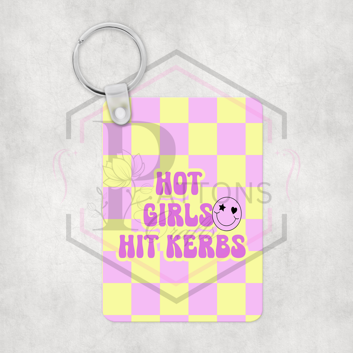 Keyring | Hot girls hit kerbs