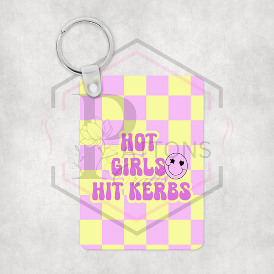 Keyring | Hot girls hit kerbs