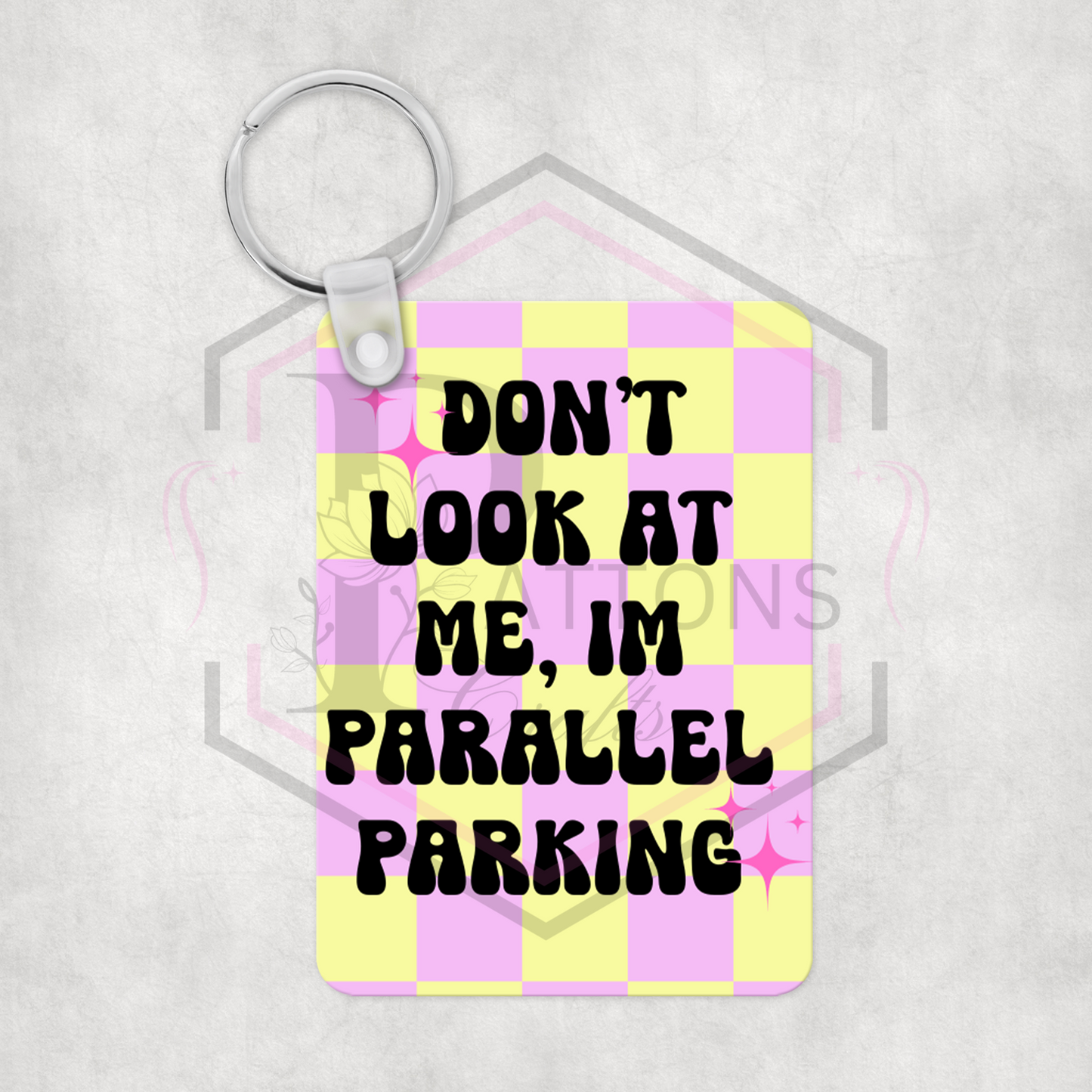 Keyring | Don't look at me, I'm parallel parking