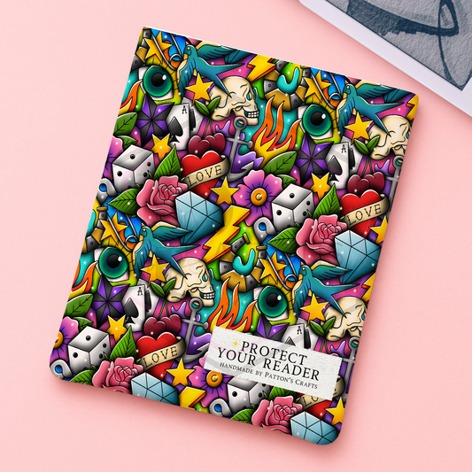 Kindle/ipad | tattoo mashup | Fabric tech cover